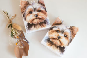 紙袋の作り方。A4の紙でおしゃれで簡単なオリジナル。マチあり展開図【ヨークシャテリア】