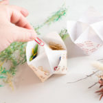 折り紙1枚でつくる、かわいい・ちょっとおしゃれな小物入れ